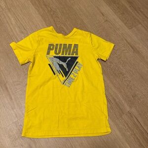Puma Yellow Short Sleeve Tee